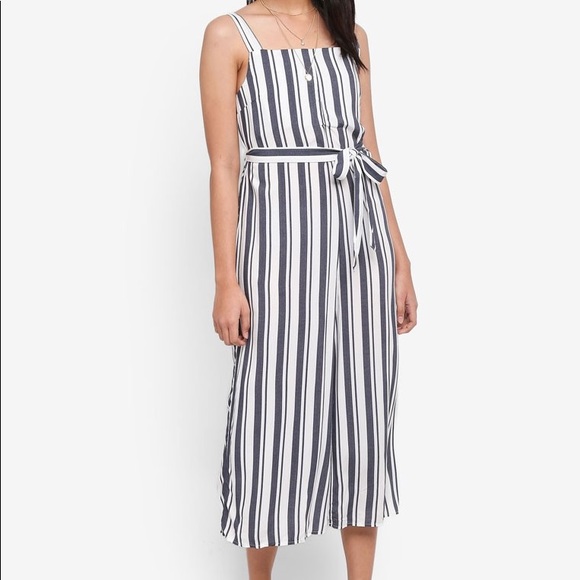 cotton on striped jumpsuit